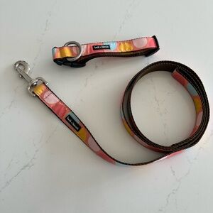 Bark & Biscuit Dog Collar & Leash Set
